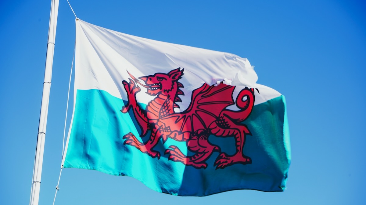 La bandiera del Galles